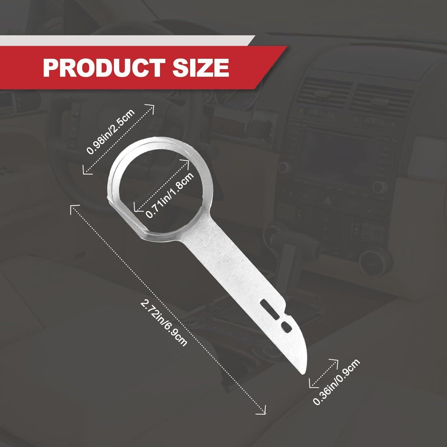 Juego de Llaves de Herramientas de Radio de Coche BSAMZO 4PCS