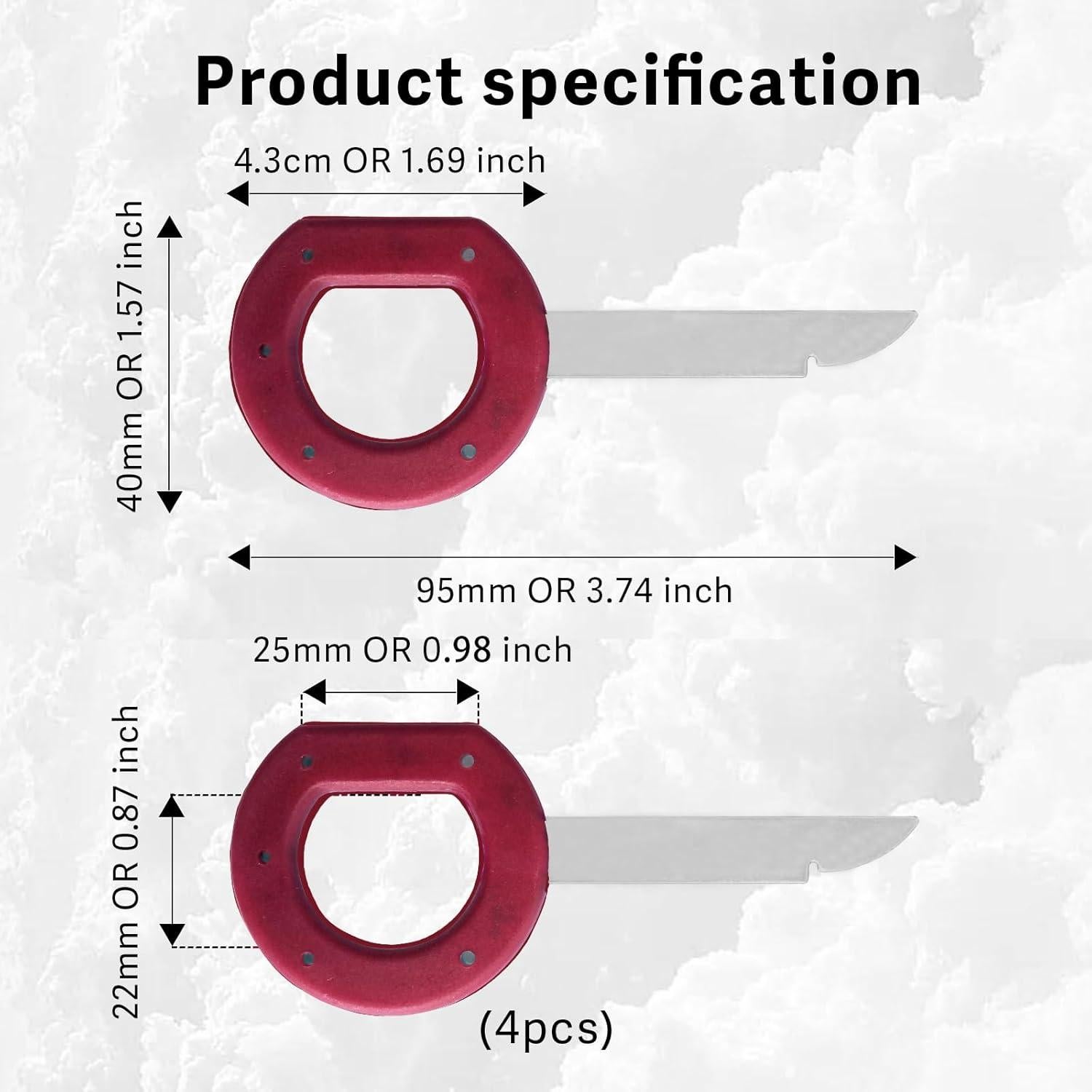 Kit de Herramientas de Extracción de Radio RBOKO 4 Piezas