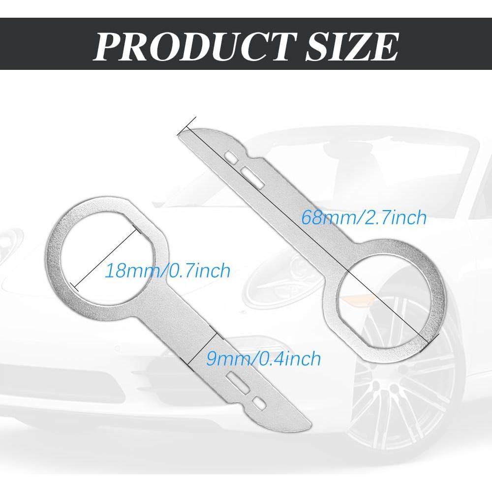 Juego de 4 Llaves de Extracción de Radio Kutyun para Mercedes