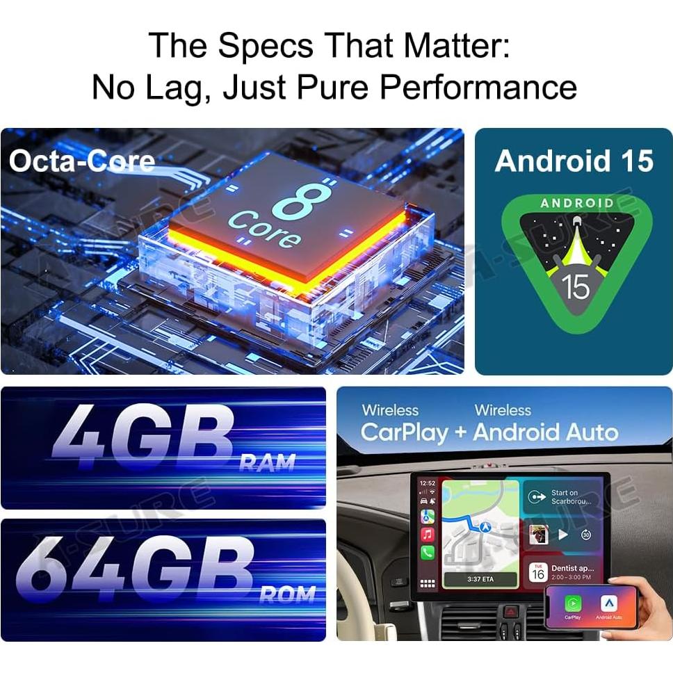 Radio Estéreo 13.1" ASURE para Chevy Silverado y GMC Sierra 1500