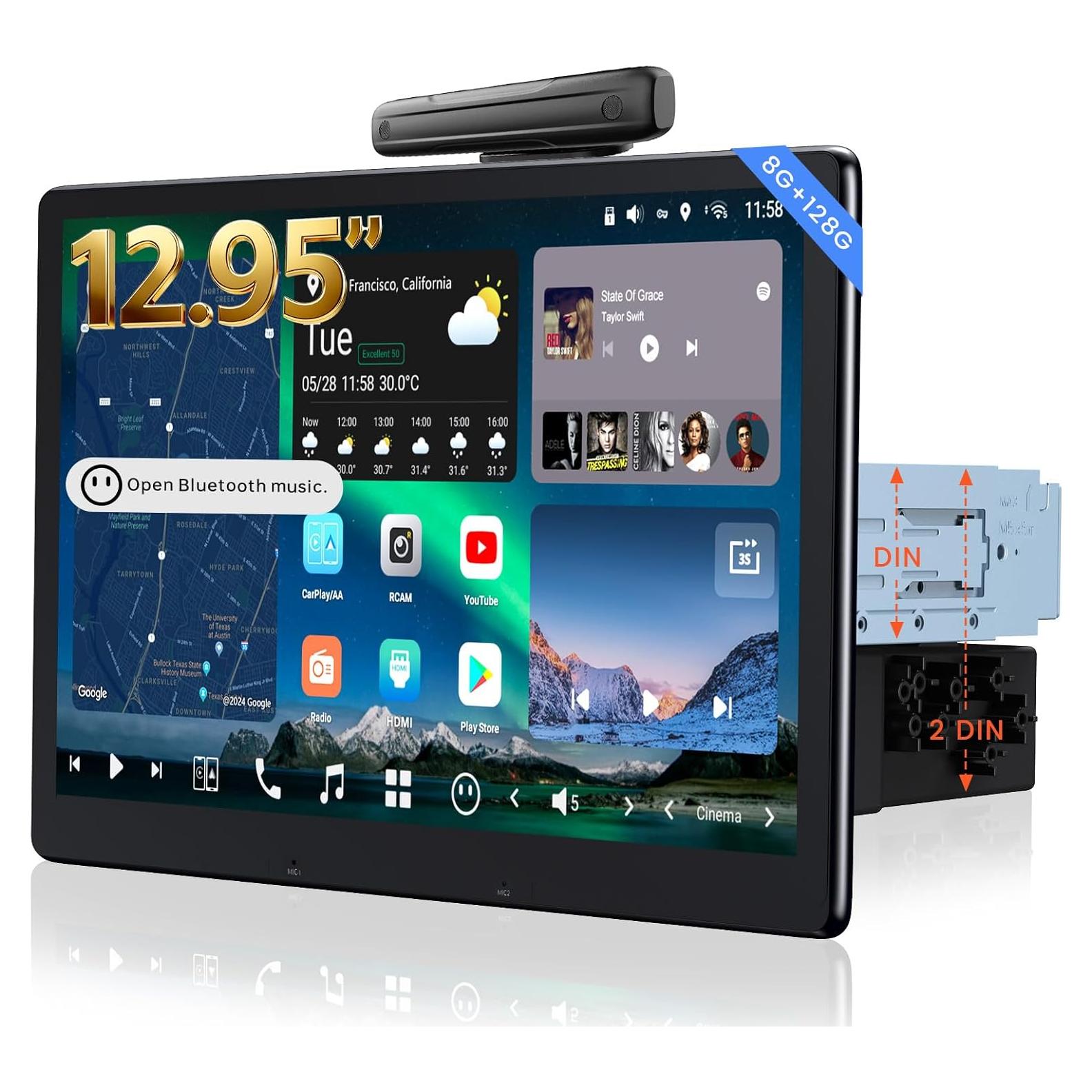 Estéreo de Coche QLED 12.9" X10G129E 8GB+128GB 4G LTE