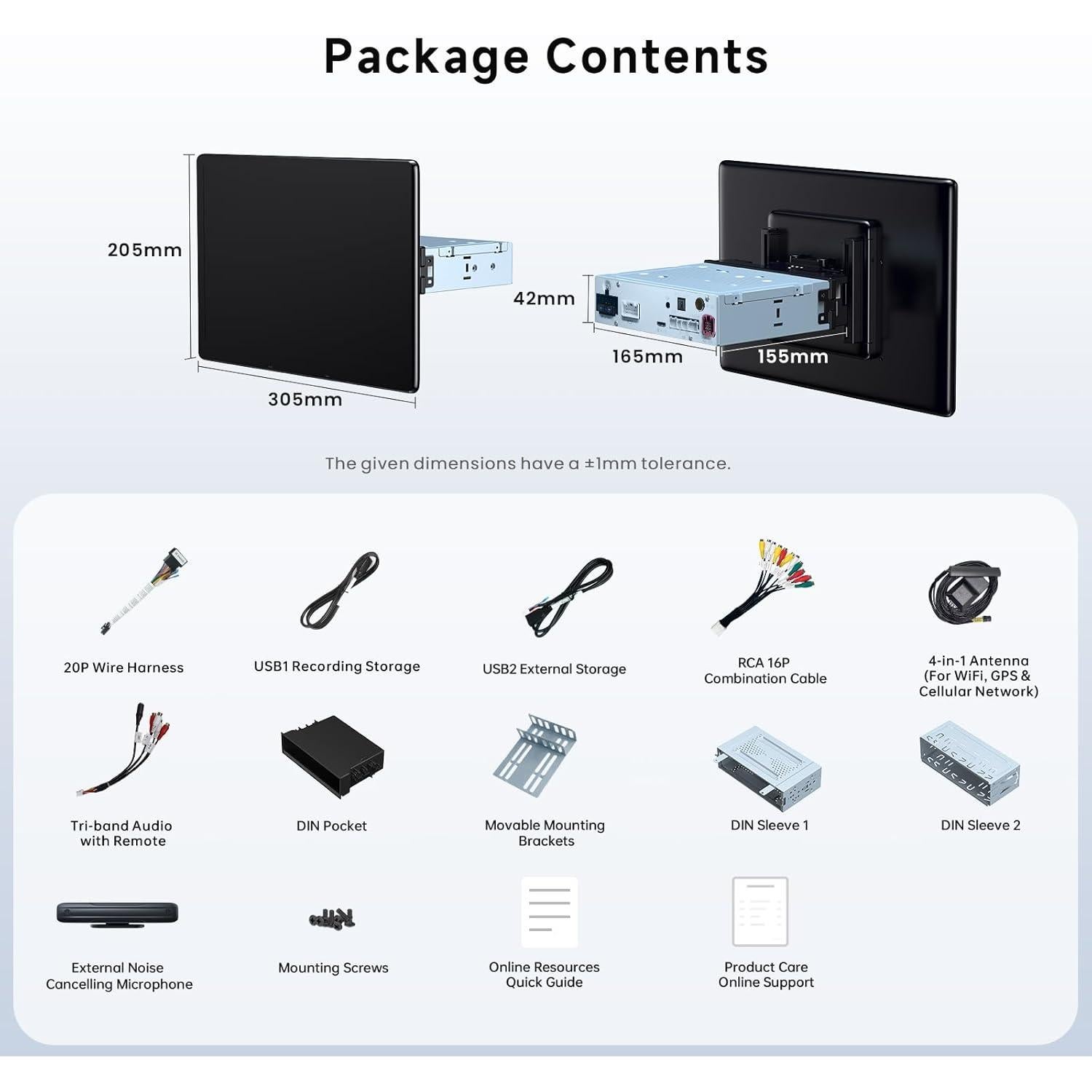 Estéreo de Coche QLED 12.9" X10G129E 8GB+128GB 4G LTE