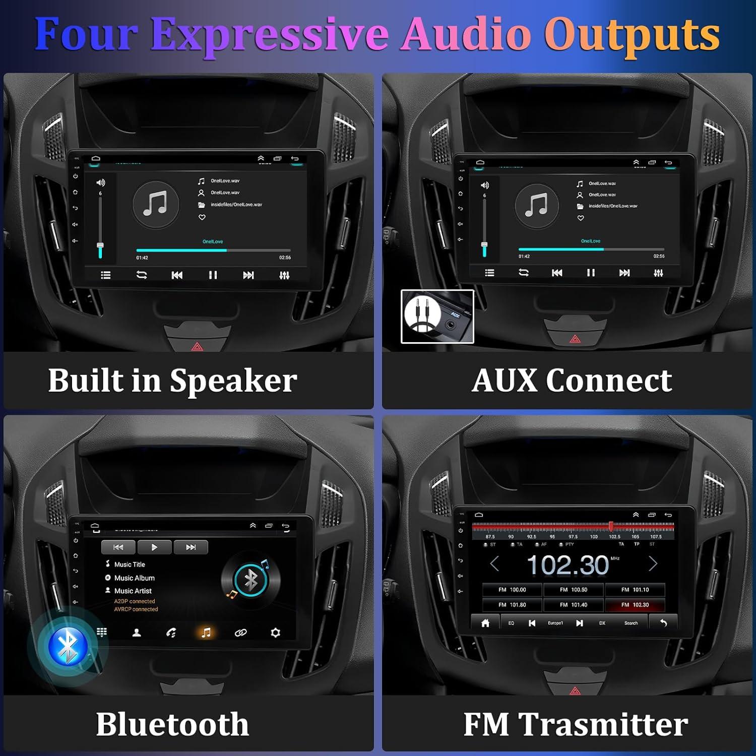 Estéreo de Coche Ftoghe 9" Android 13 para Mercedes R171 2004-2010