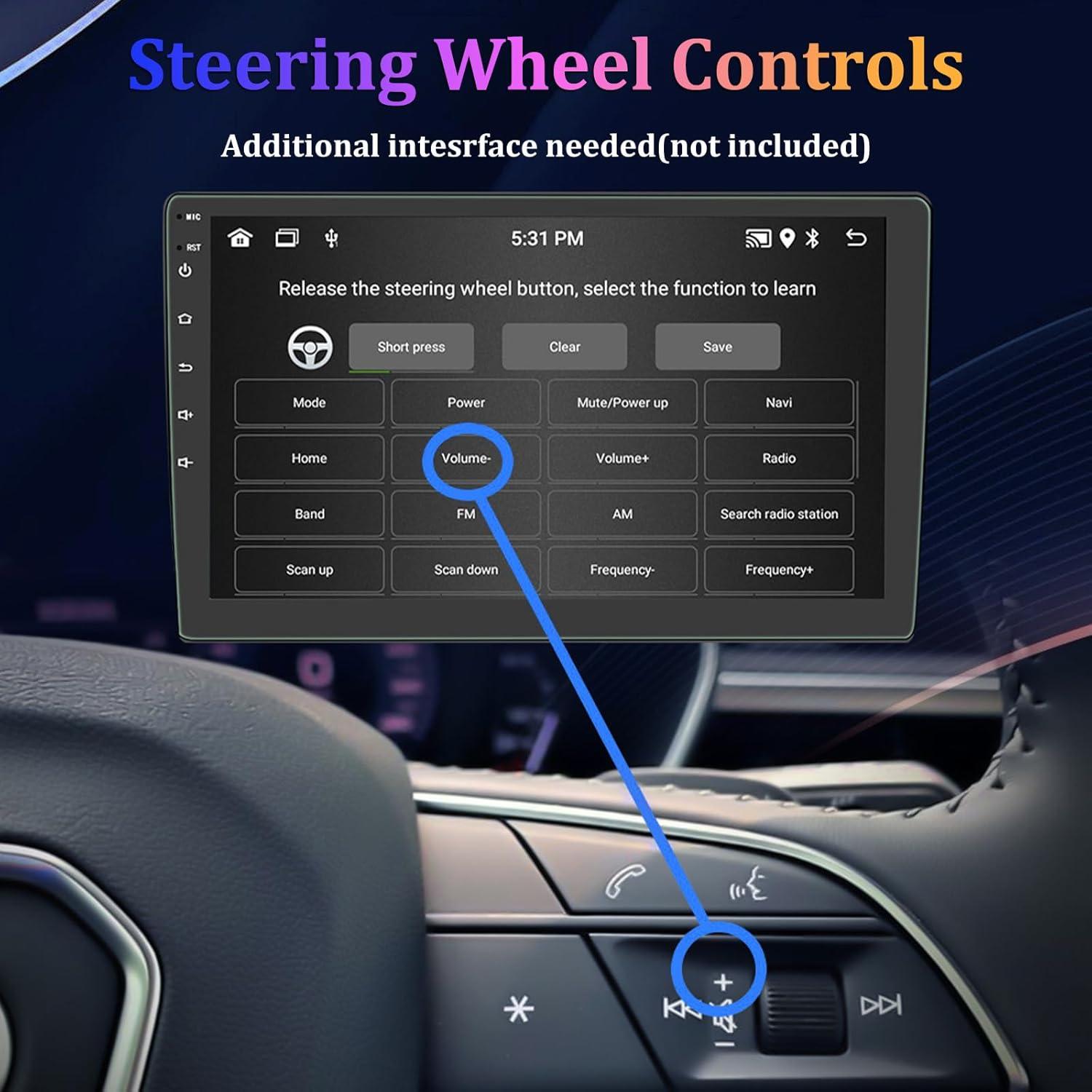 Estéreo de Coche Ftoghe 9" Android 13 para Mercedes R171 2004-2010