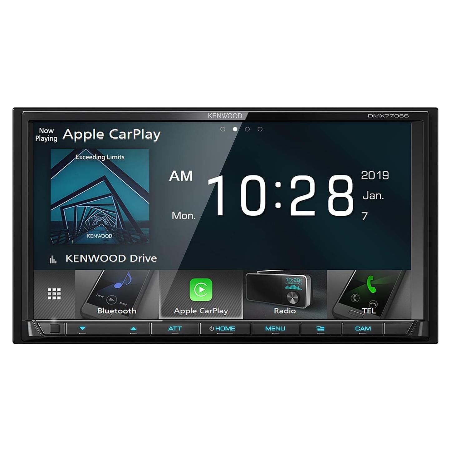 Receptor Multimedia Kenwood DMX7709S 7" Bluetooth CarPlay