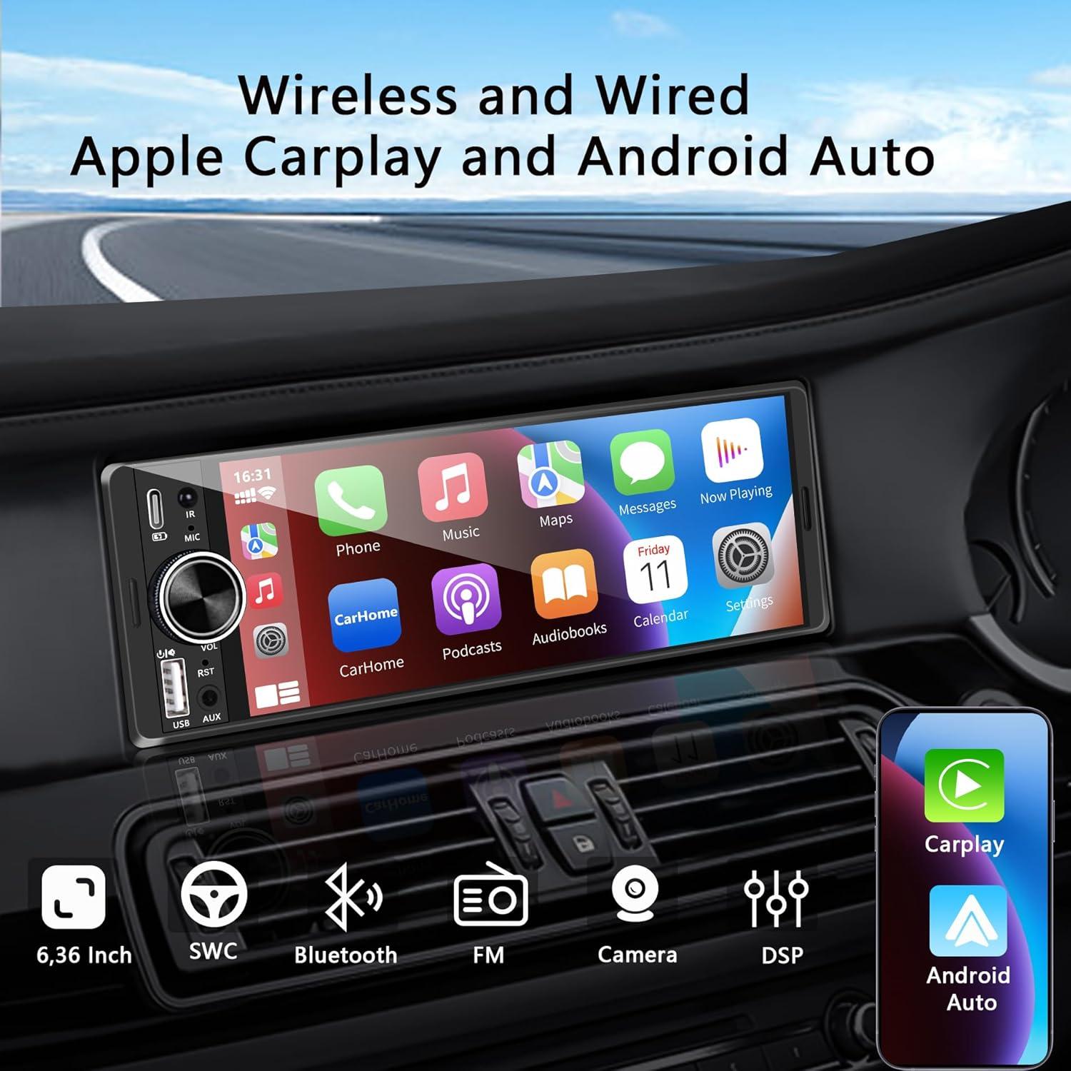 Estéreo de Carro LSLYA LG-628 con Pantalla Táctil 6.28"