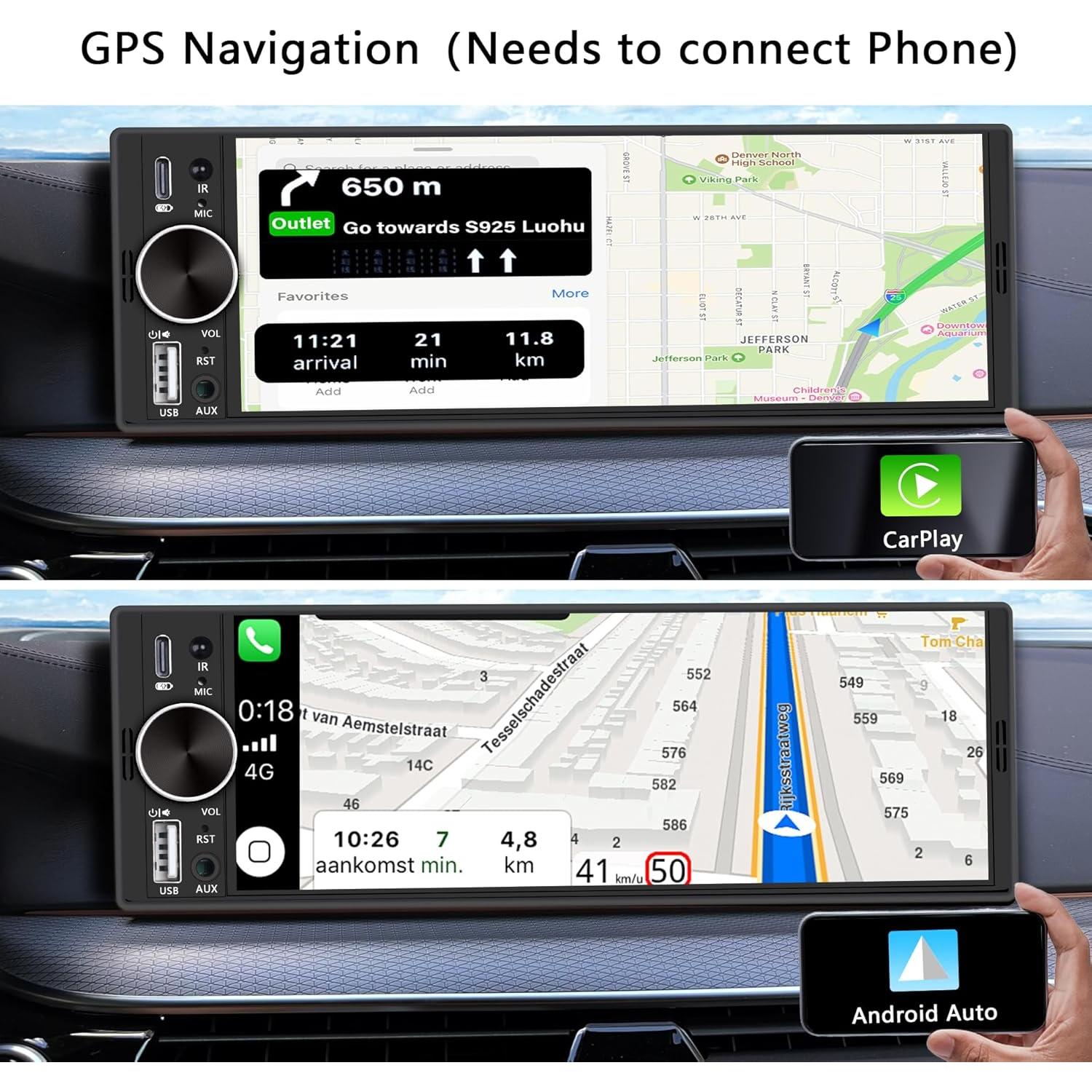 Estéreo de Carro LSLYA LG-628 con Pantalla Táctil 6.28"