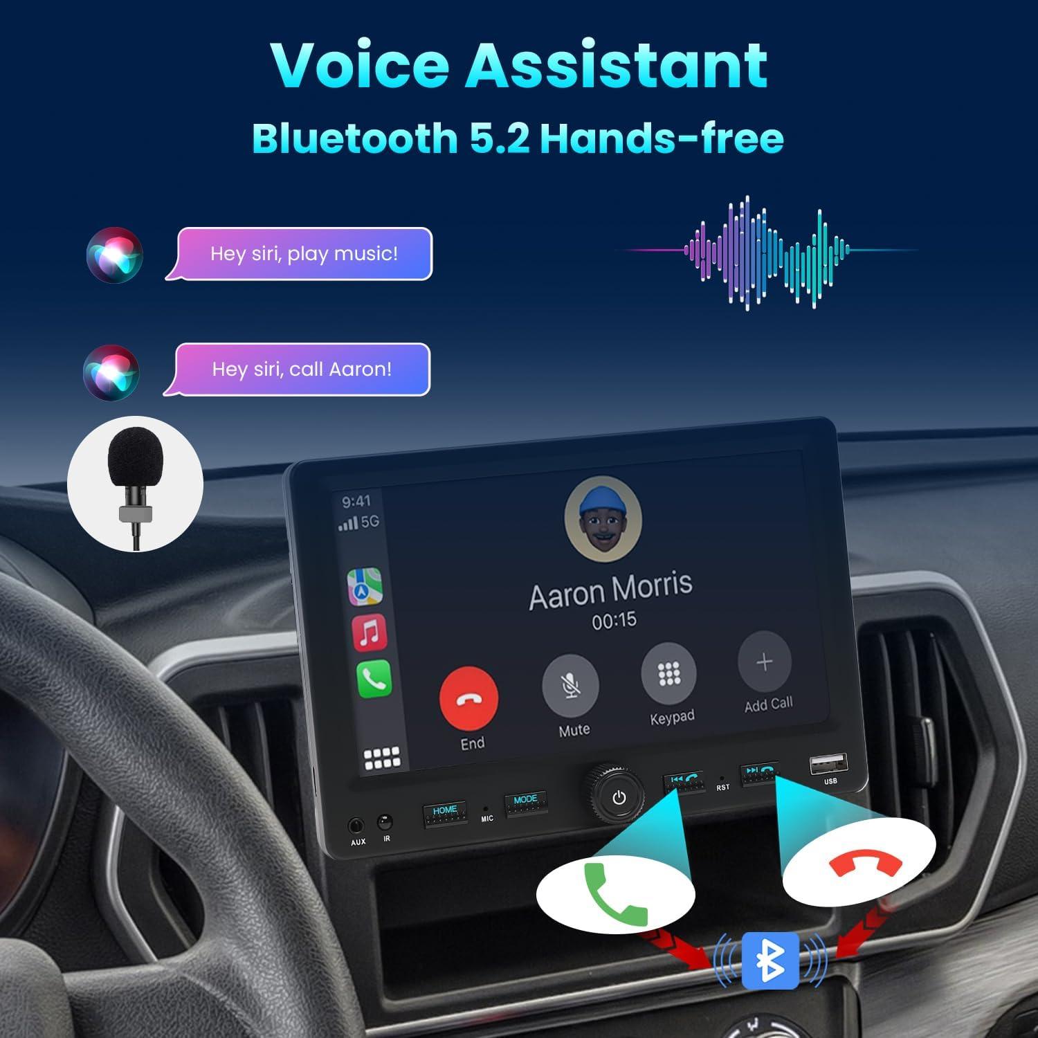 Estéreo de Coche Alondy 7" Pantalla Táctil Bluetooth USB