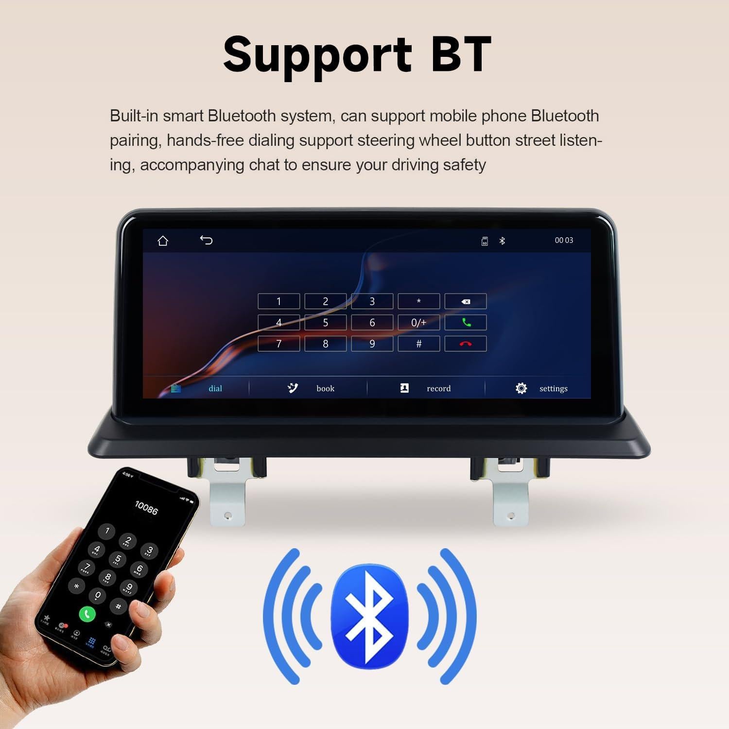 Pantalla Multimedia 10.25" Linux BMW E87 2006-2012 Carplay BT