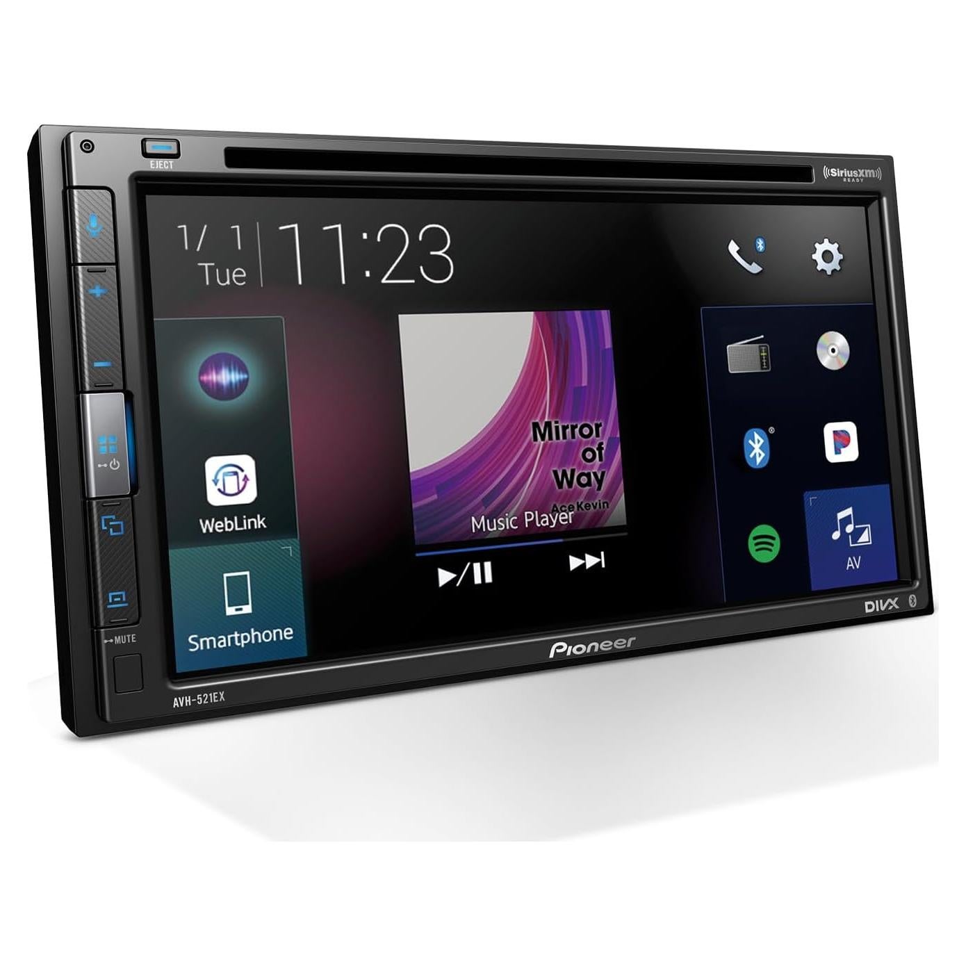 Receptor Multimedia Pioneer AVH-521EX Doble Din 6.8" Bluetooth