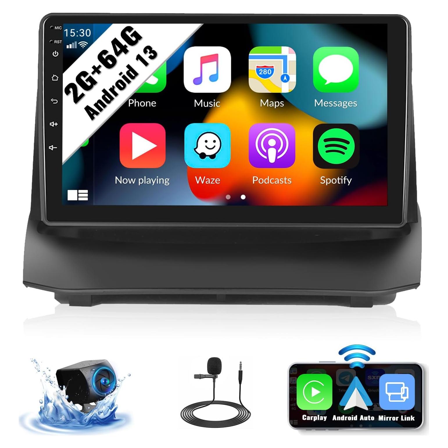 Estéreo de Coche Android SIXWIN 9" para Ford Fiesta 2009-2014