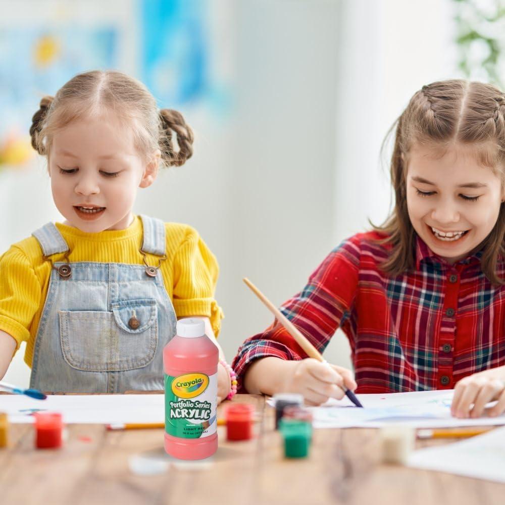 Pintura Acrílica Crayola 473 ml Rojo Claro Multi-Superficie