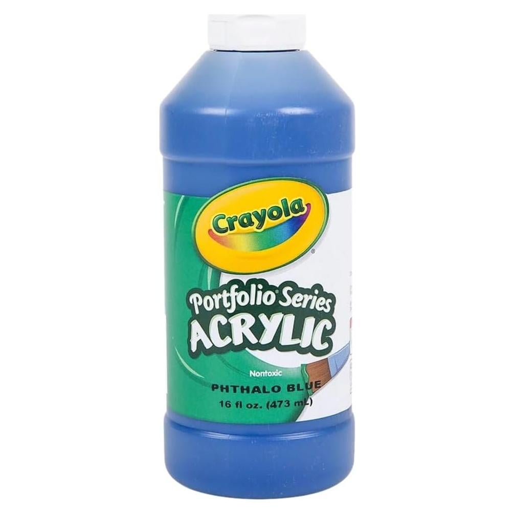 Pintura Acrílica Crayola 16 Oz Azul Ftalocianina Mate