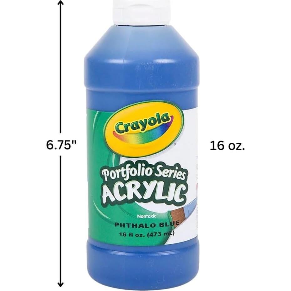 Pintura Acrílica Crayola 16 Oz Azul Ftalocianina Mate