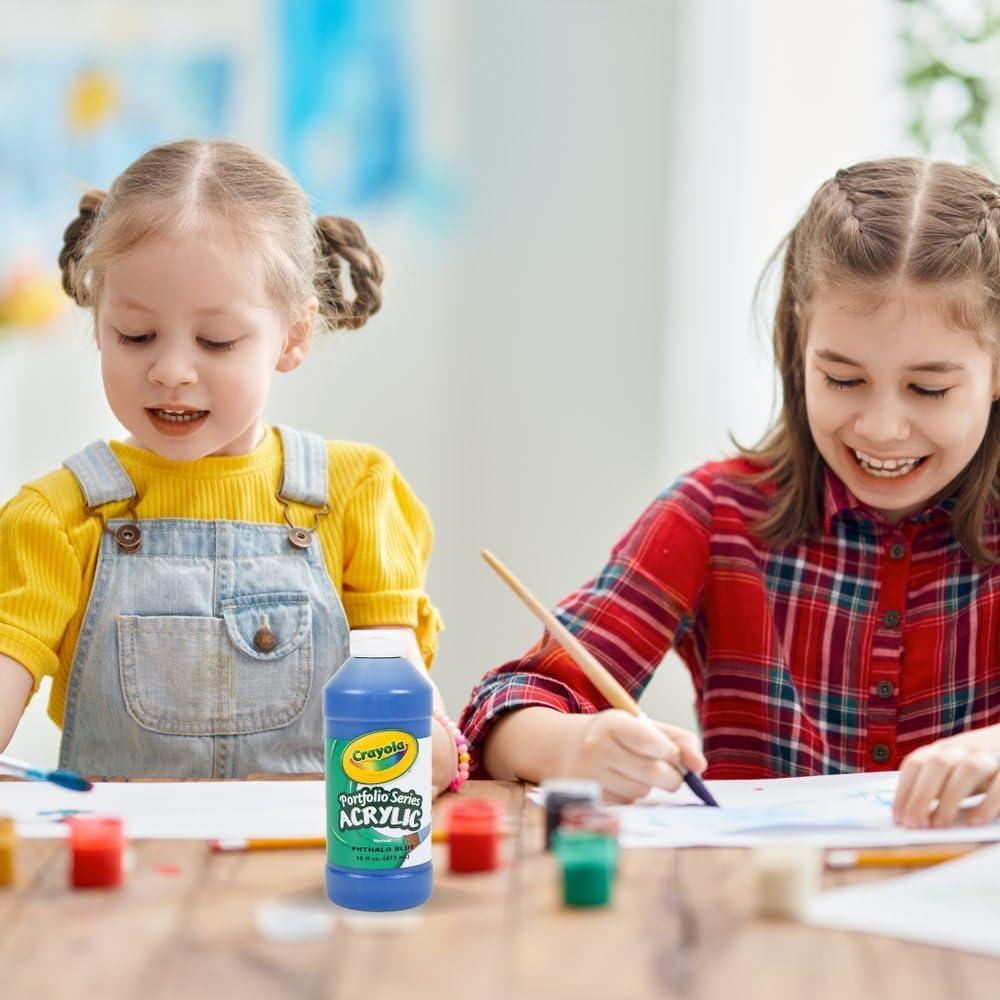 Pintura Acrílica Crayola 16 Oz Azul Ftalocianina Mate