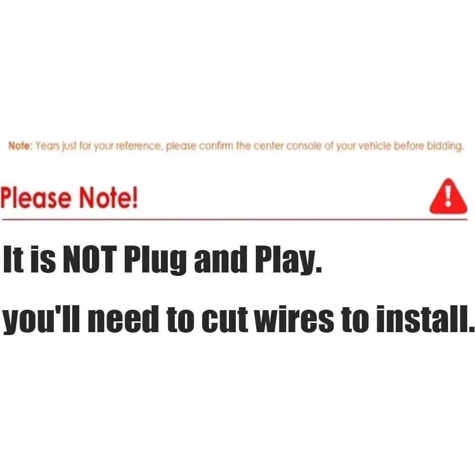 Estéreo de Coche Doble Din Ikasus Android 13 para Ford F150 1997-2004 10.1" GPS Bluetooth