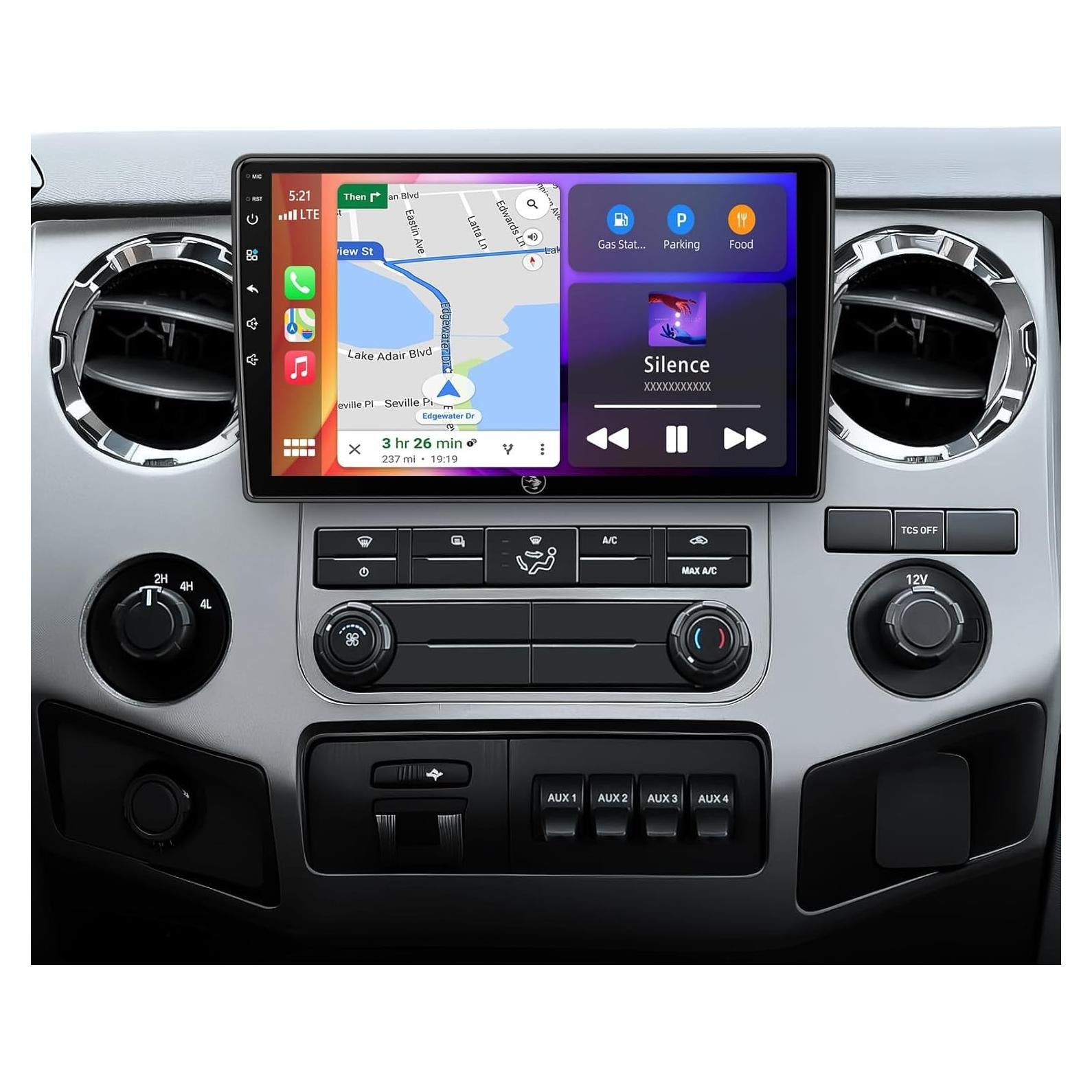 Estéreo de Coche Android 14.0 Aublinto 10" para Ford F150/F250/F350/F450