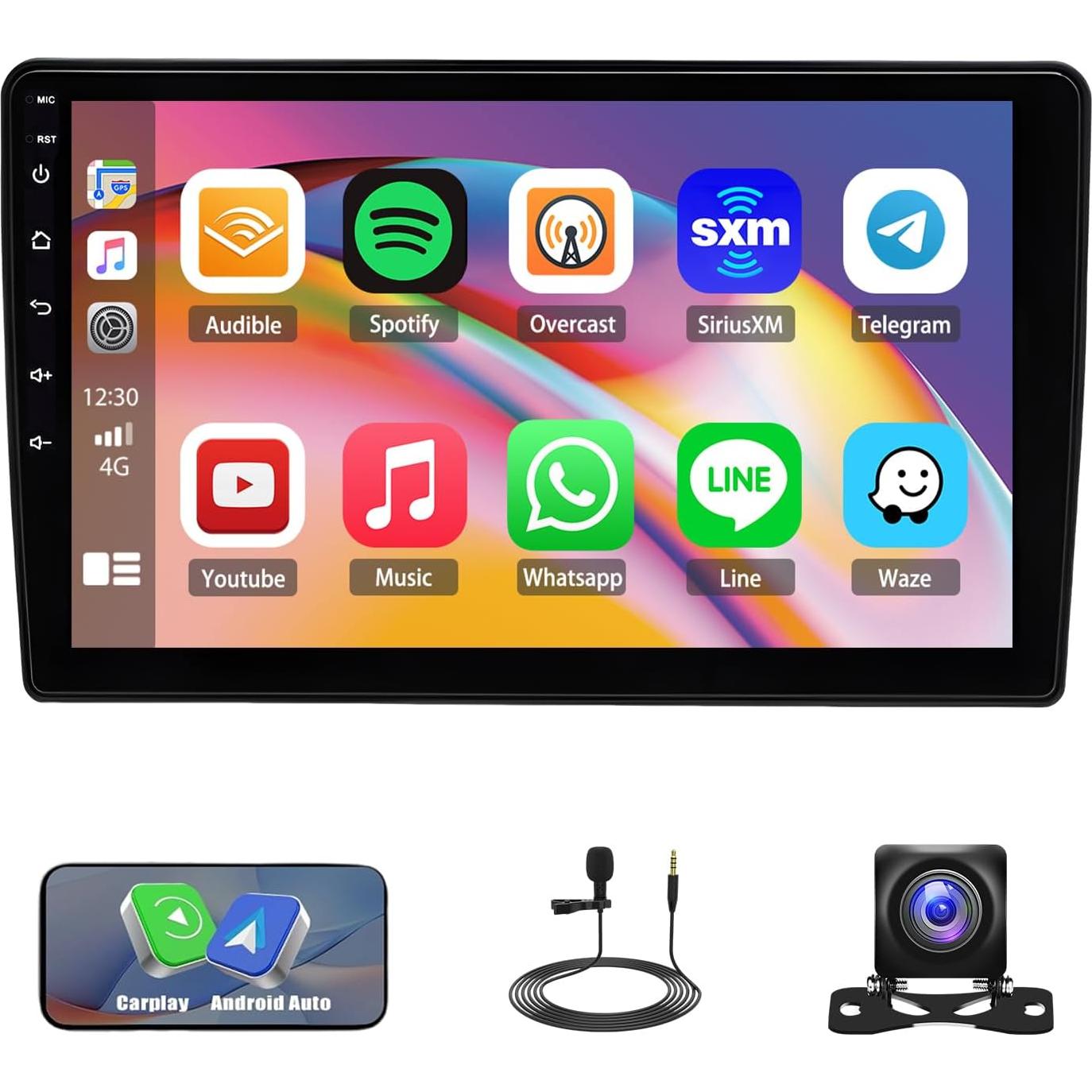 Estéreo de Coche Android 14.0 Aublinto 10" para Ford F150/F250/F350/F450