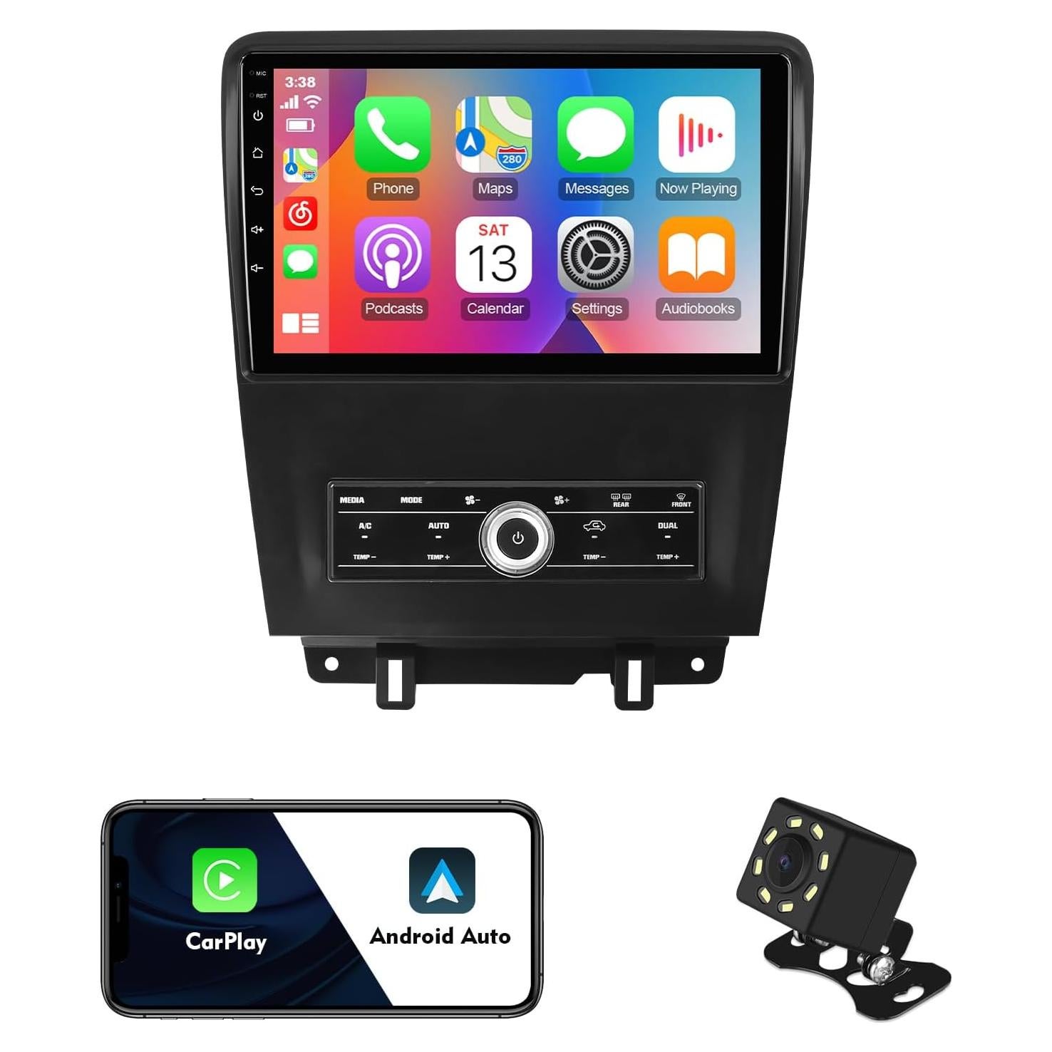 Estéreo de Coche FeirTon 10.1" Android 12 para Ford Mustang 2010-2014