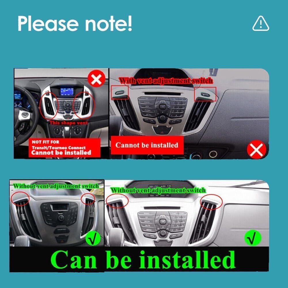 Estéreo Doble Din Oskkude 9.7" Android 13 para Ford Transit