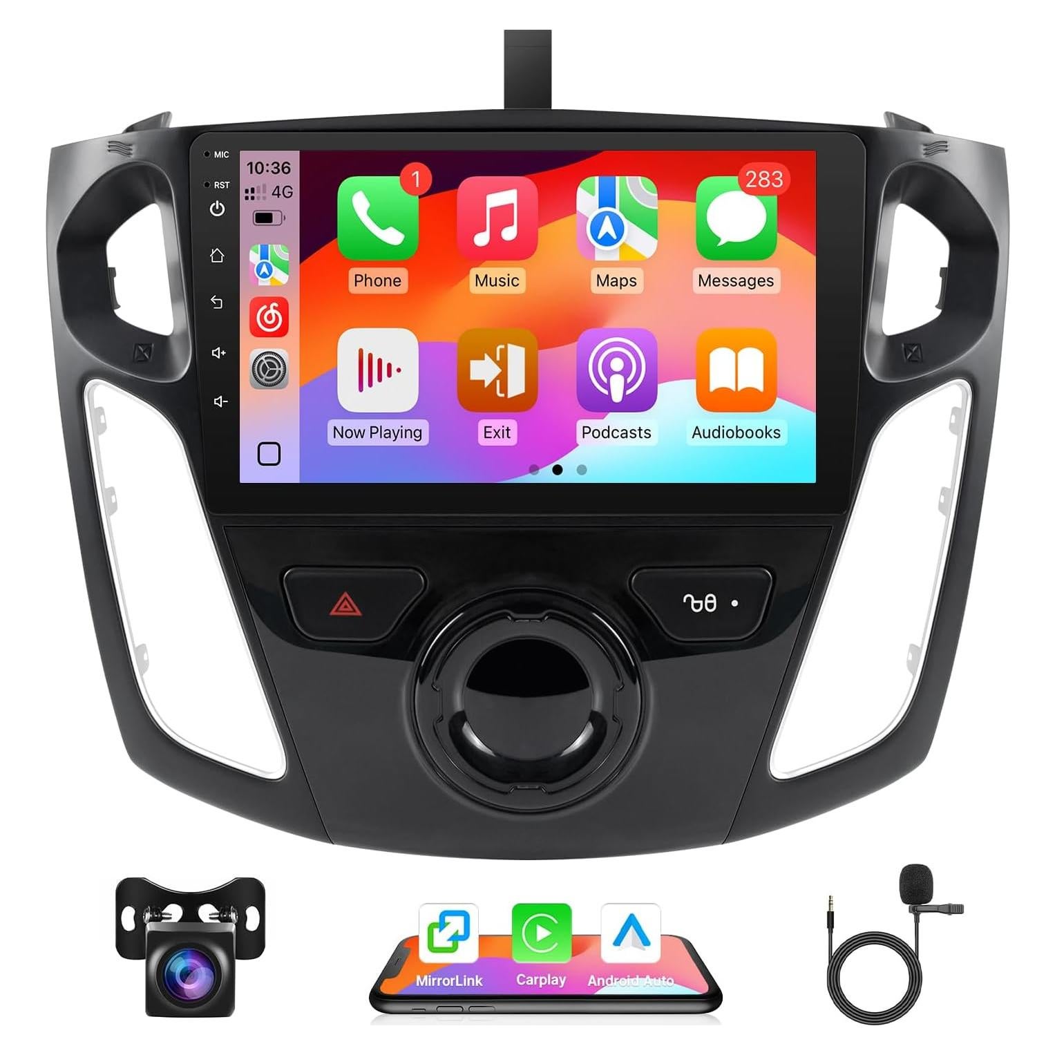 Estéreo para Ford Focus 2012-2018 con CarPlay y Android Auto