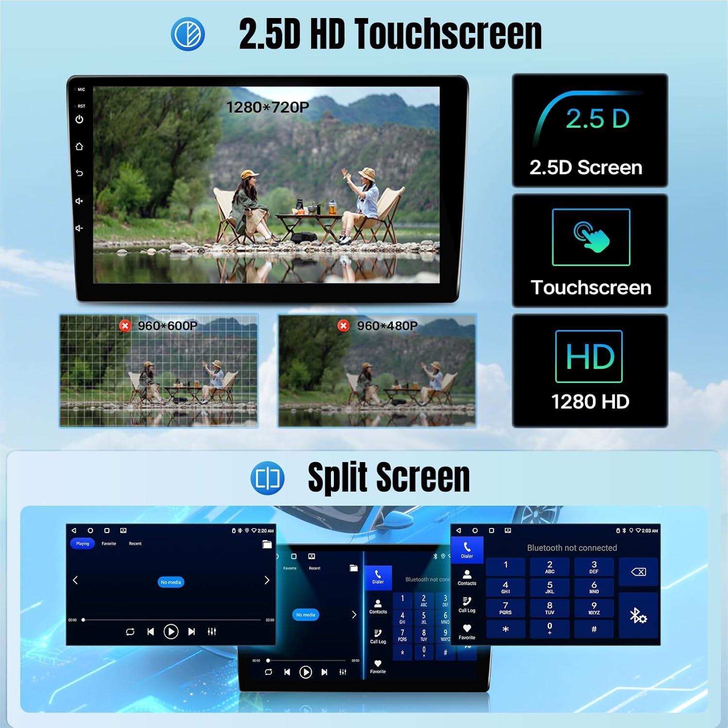 Estéreo para Ford Focus 2012-2018 con CarPlay y Android Auto