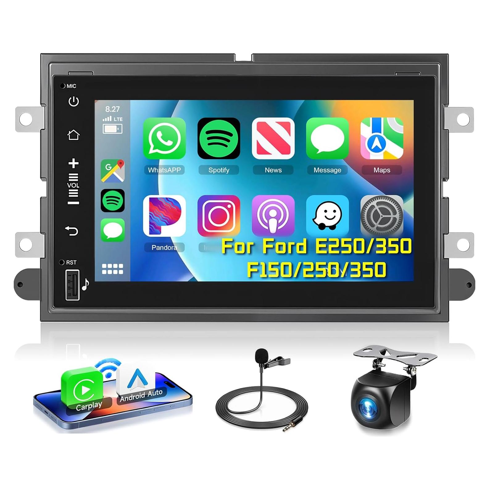 Estéreo Android Podofo 2G 64G para Ford F150 F250 F350 7"