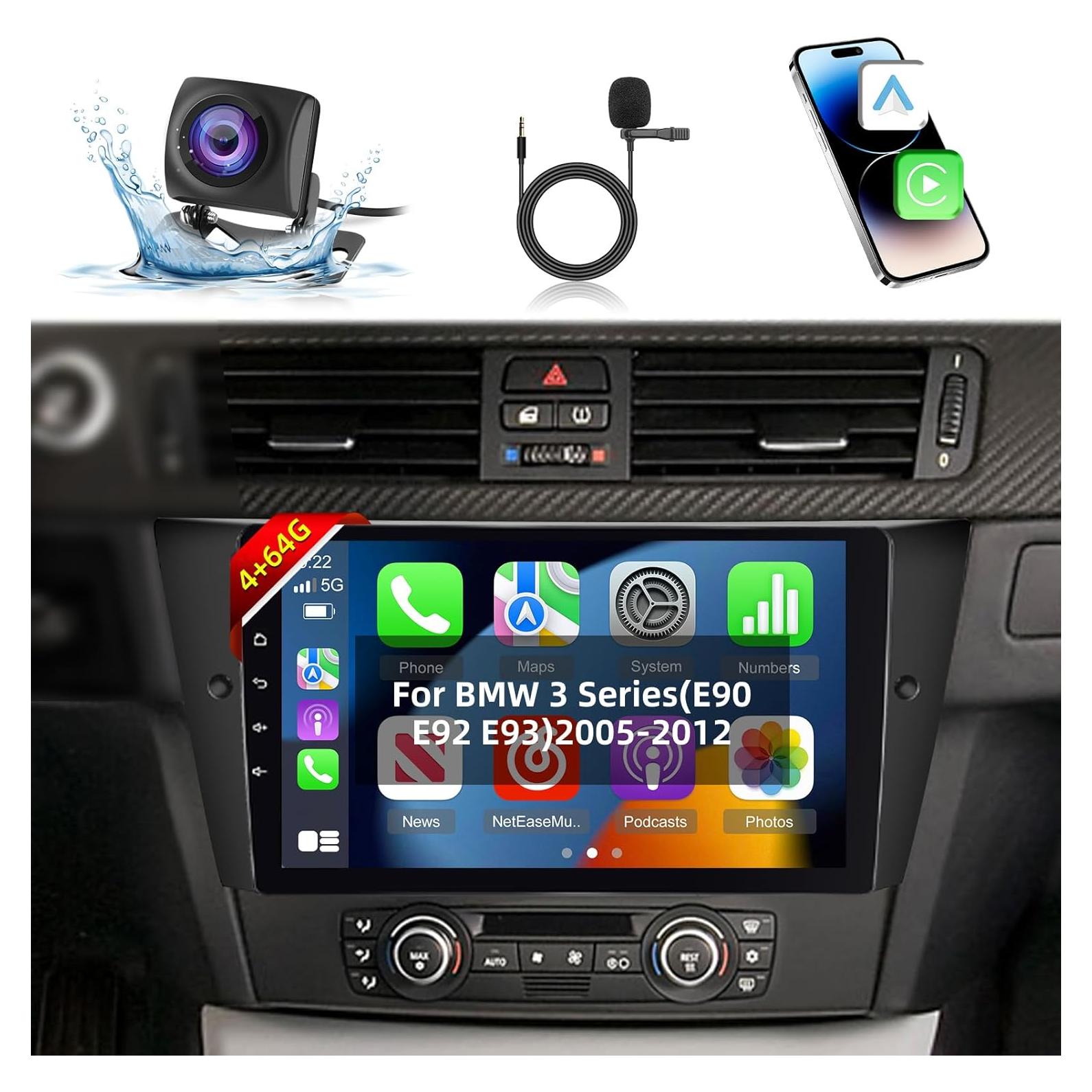 Radio de Coche EKAT para BMW Serie 3 E90 E91 E92 E93 2005-2012 9"