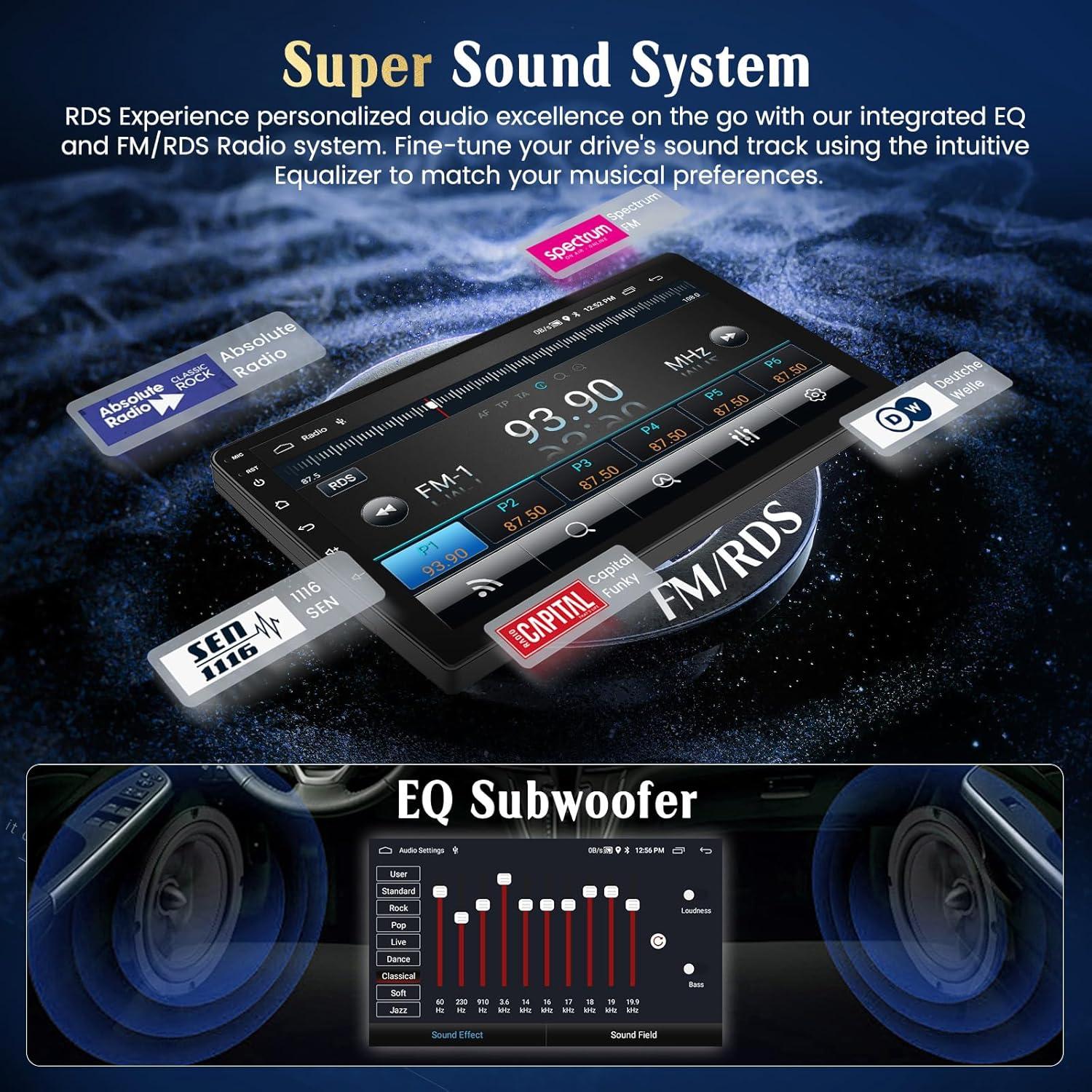 Estéreo de Coche Hikity 9" Android para BMW 3 Series 2005-2011