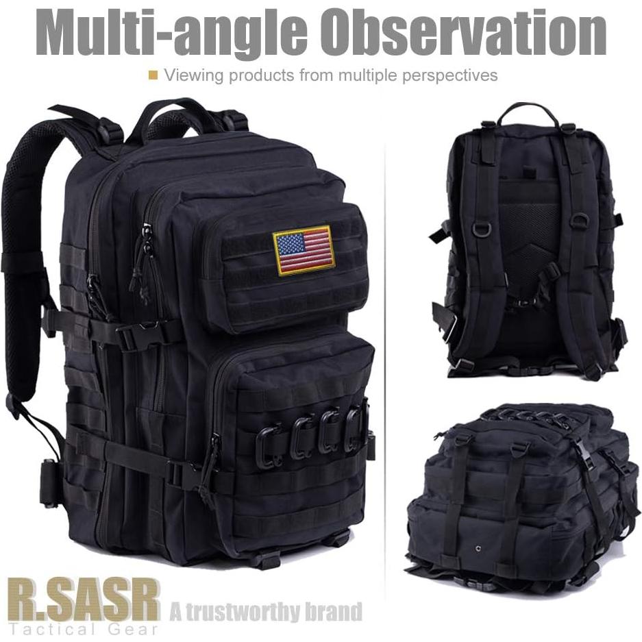 Mochila Táctica Militar R.SASR 45L Resistente al Agua