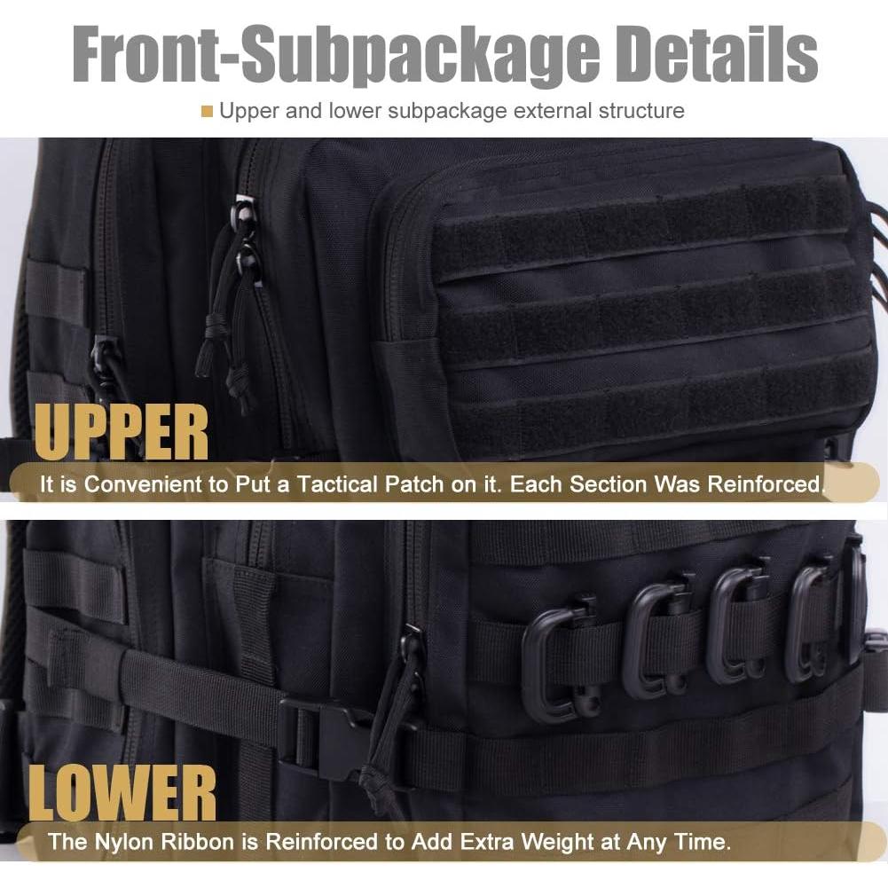 Mochila Táctica Militar R.SASR 45L Resistente al Agua