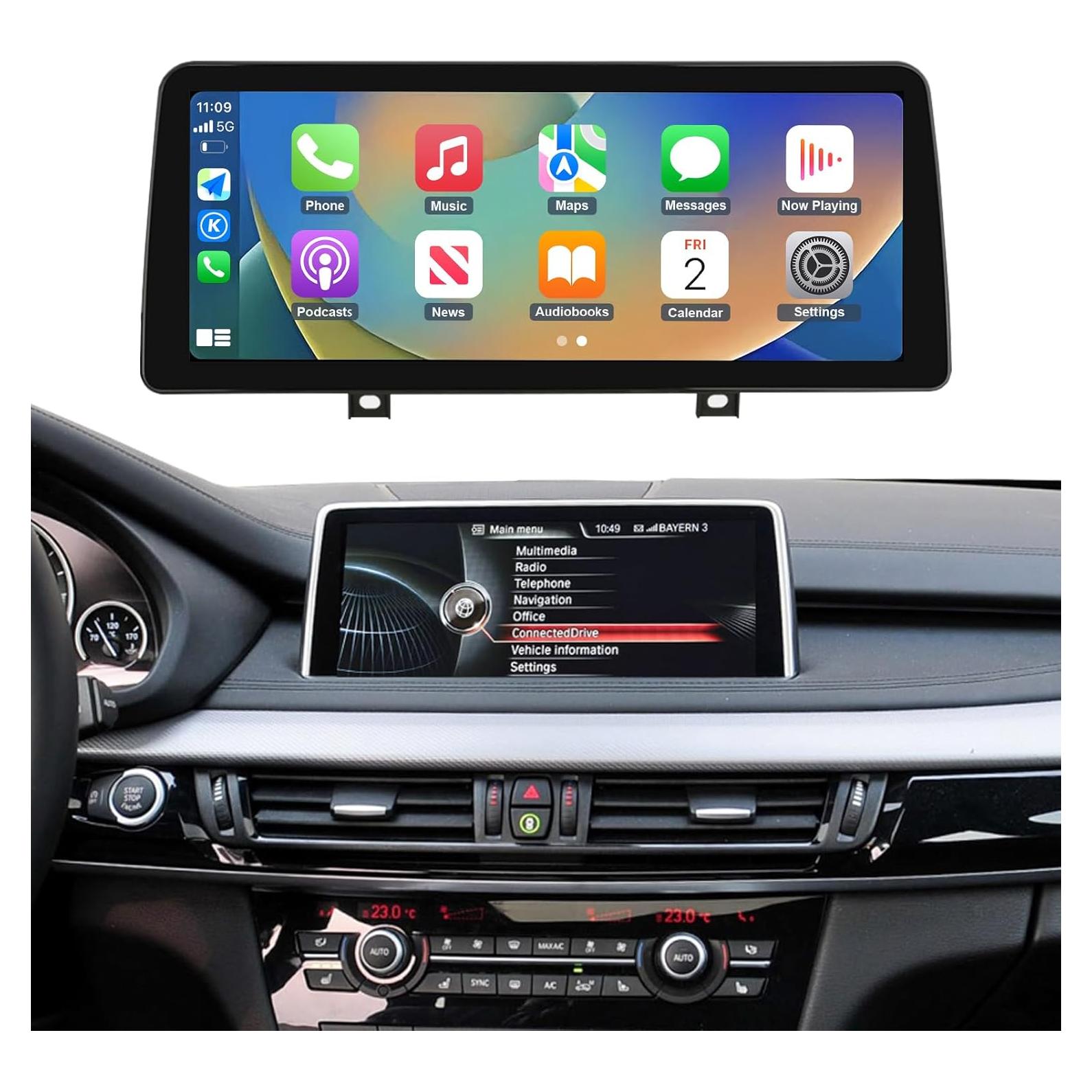 Receptor Multimedia NINETOM 12.3" para BMW X5/X6 NBT 2014-2016