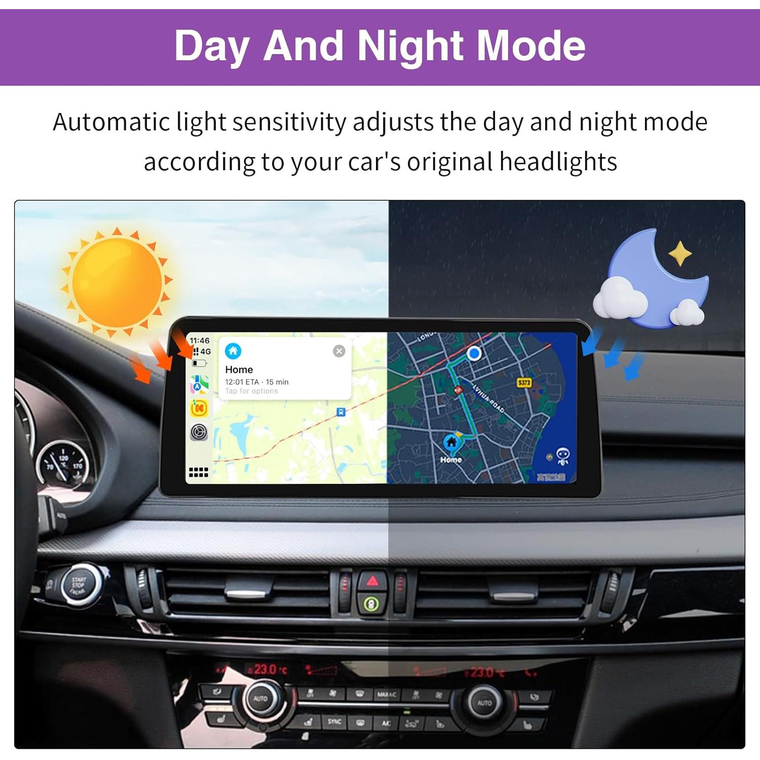 Receptor Multimedia NINETOM 12.3" para BMW X5/X6 NBT 2014-2016