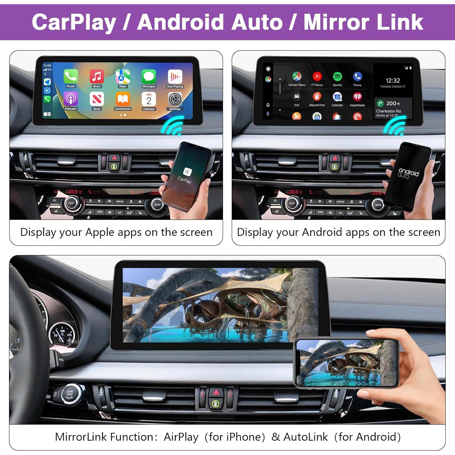 Receptor Multimedia NINETOM 12.3" para BMW X5/X6 NBT 2014-2016