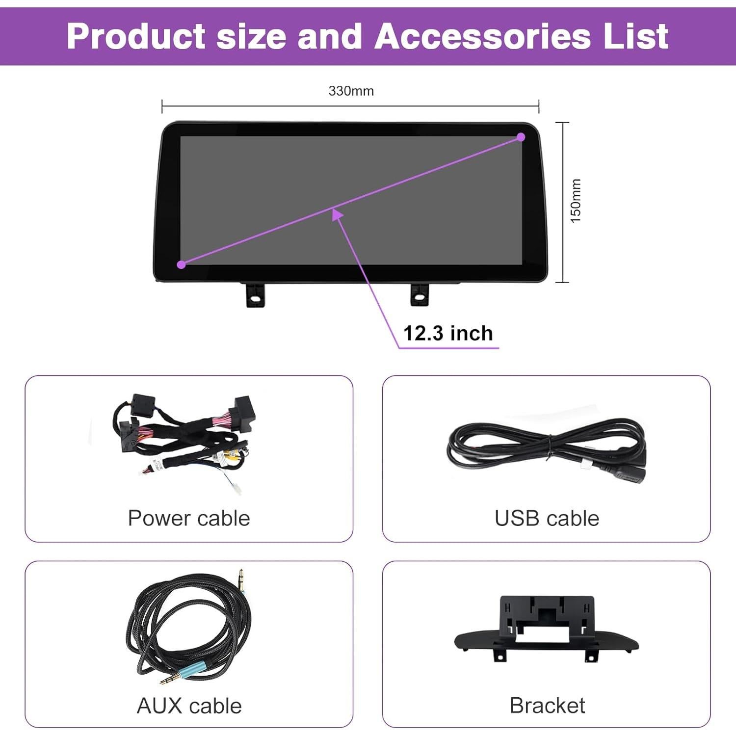 Receptor Multimedia NINETOM 12.3" para BMW X5/X6 NBT 2014-2016