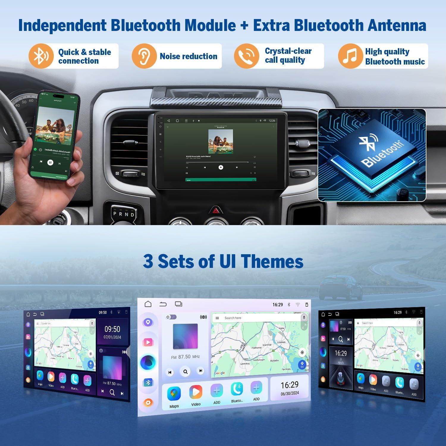 Estéreo de Coche Eonon DGRMX6 Android 14 para Dodge RAM 2013-2018