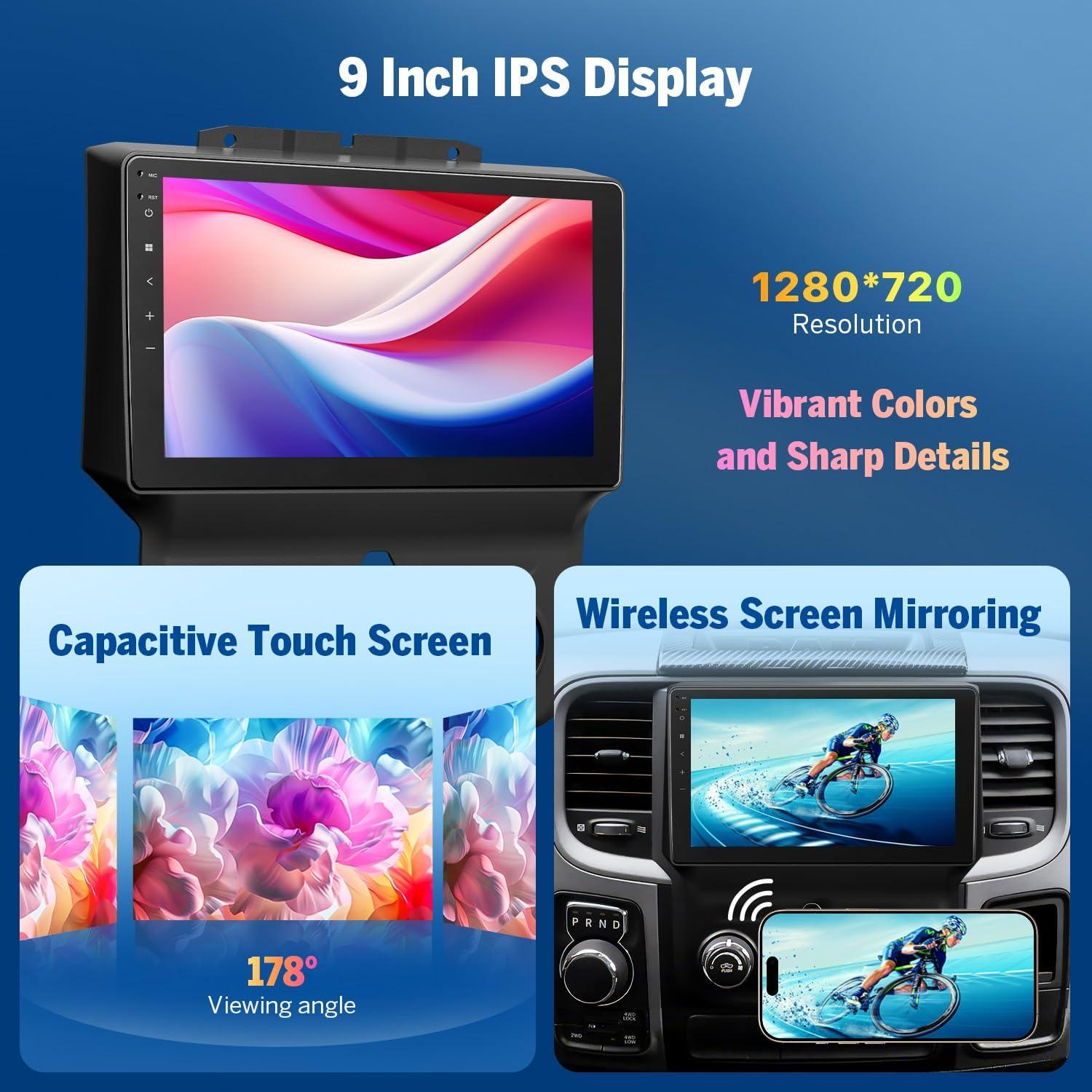 Estéreo de Coche Eonon DGRMX6 Android 14 para Dodge RAM 2013-2018