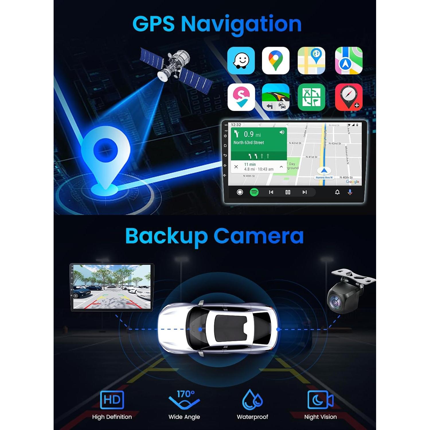 Radio de Coche Jingelsye para Dodge Ram 2009-2012, 10" GPS