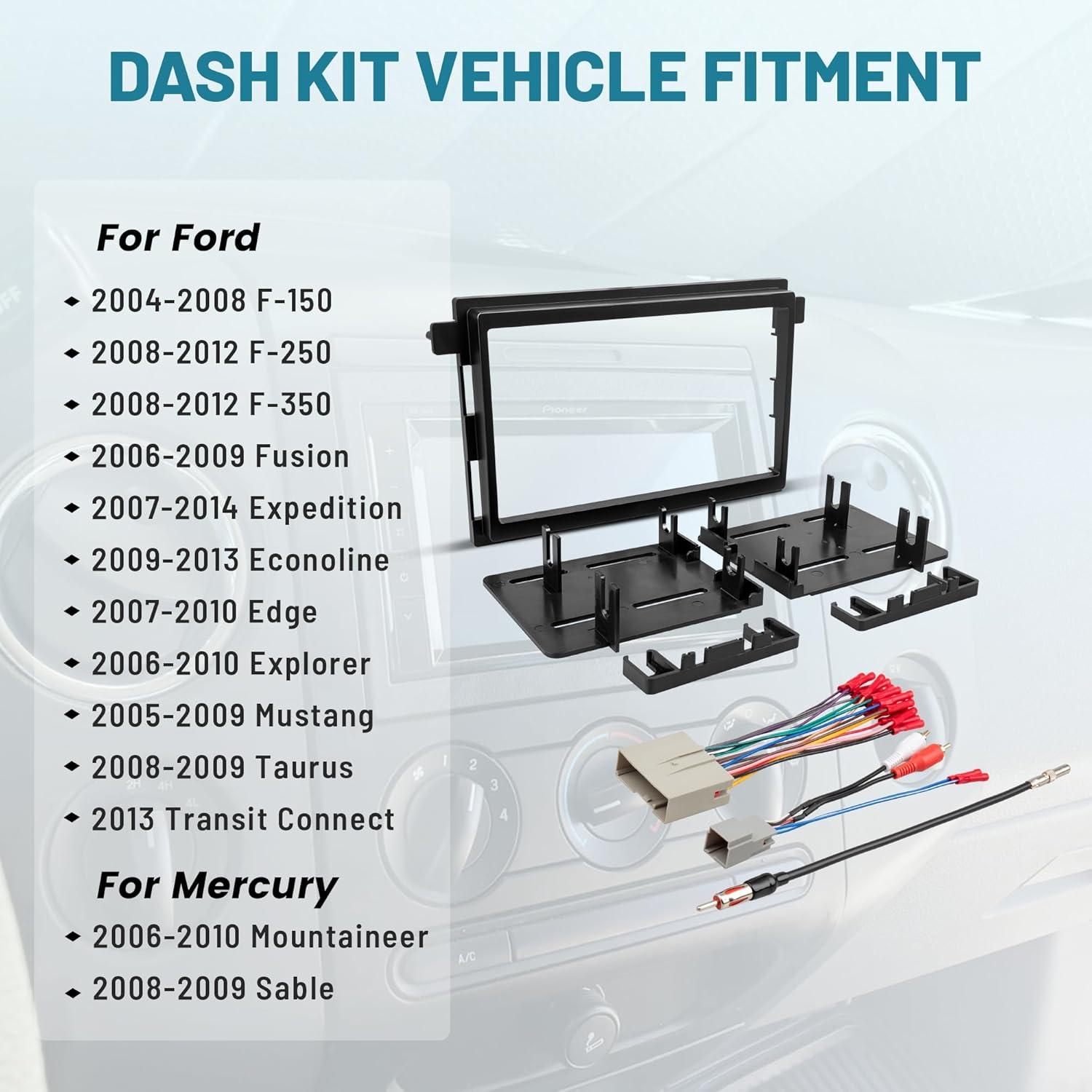 Kit Instalación Double DIN NuIth para Ford y Mercury 2004-2010