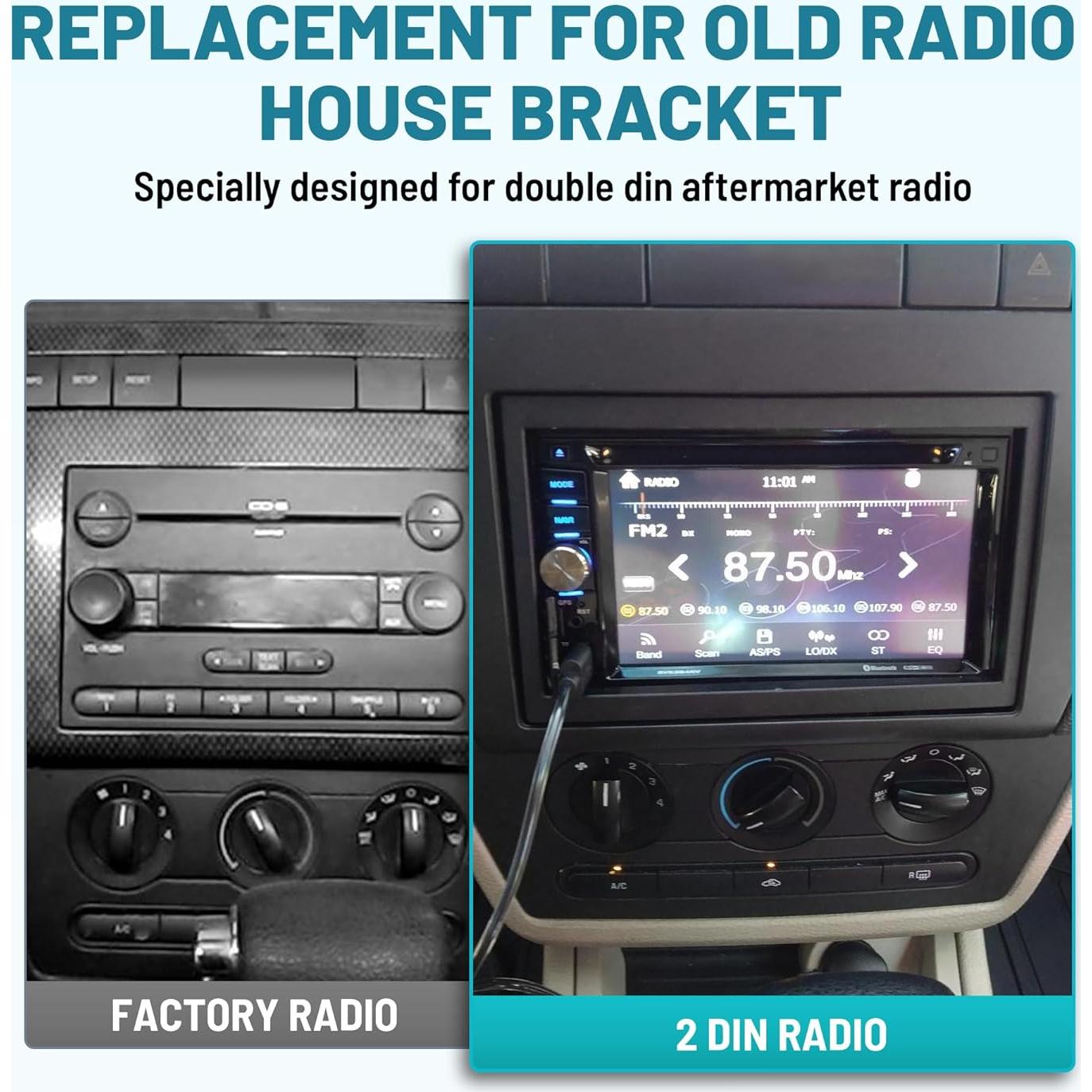 Kit Instalación Double DIN NuIth para Ford y Mercury 2004-2010