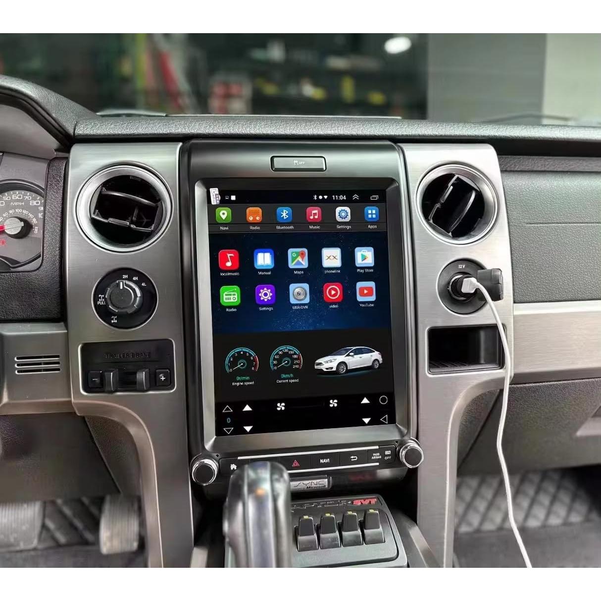 Radio Estéreo 2 Din EUNAVI para Ford F150 2013-2015 12.1"
