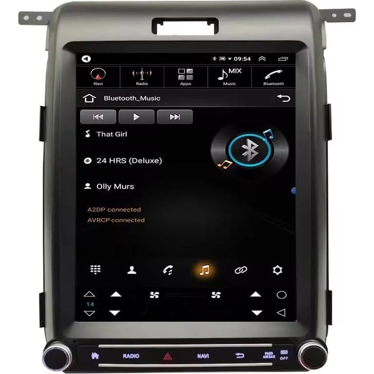 Radio Estéreo 2 Din EUNAVI para Ford F150 2013-2015 12.1"