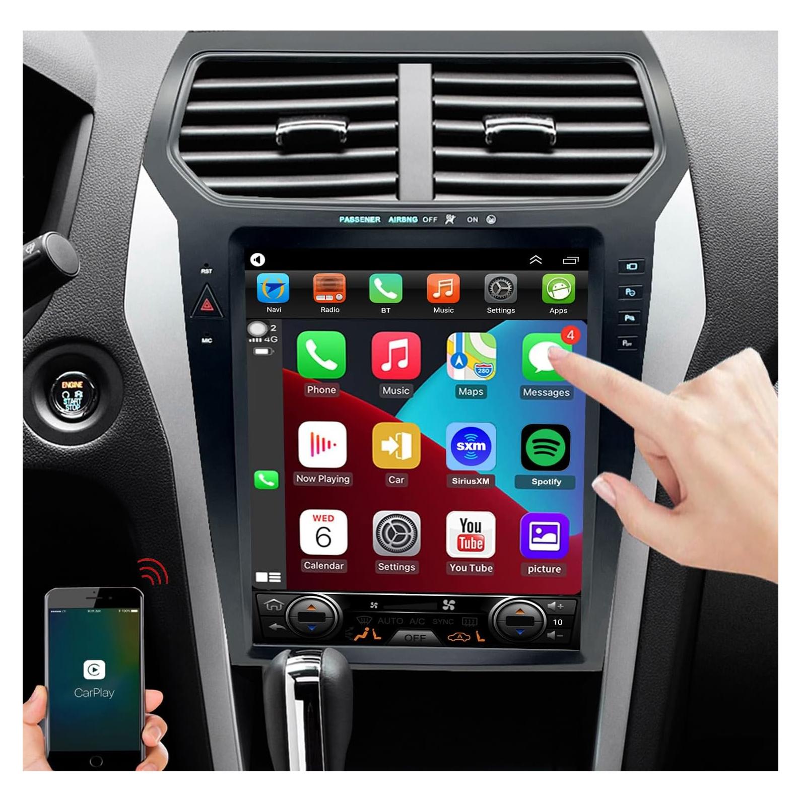 Estéreo Android Dzxiaso para Ford Explorer 2011-2019 30.7 cm