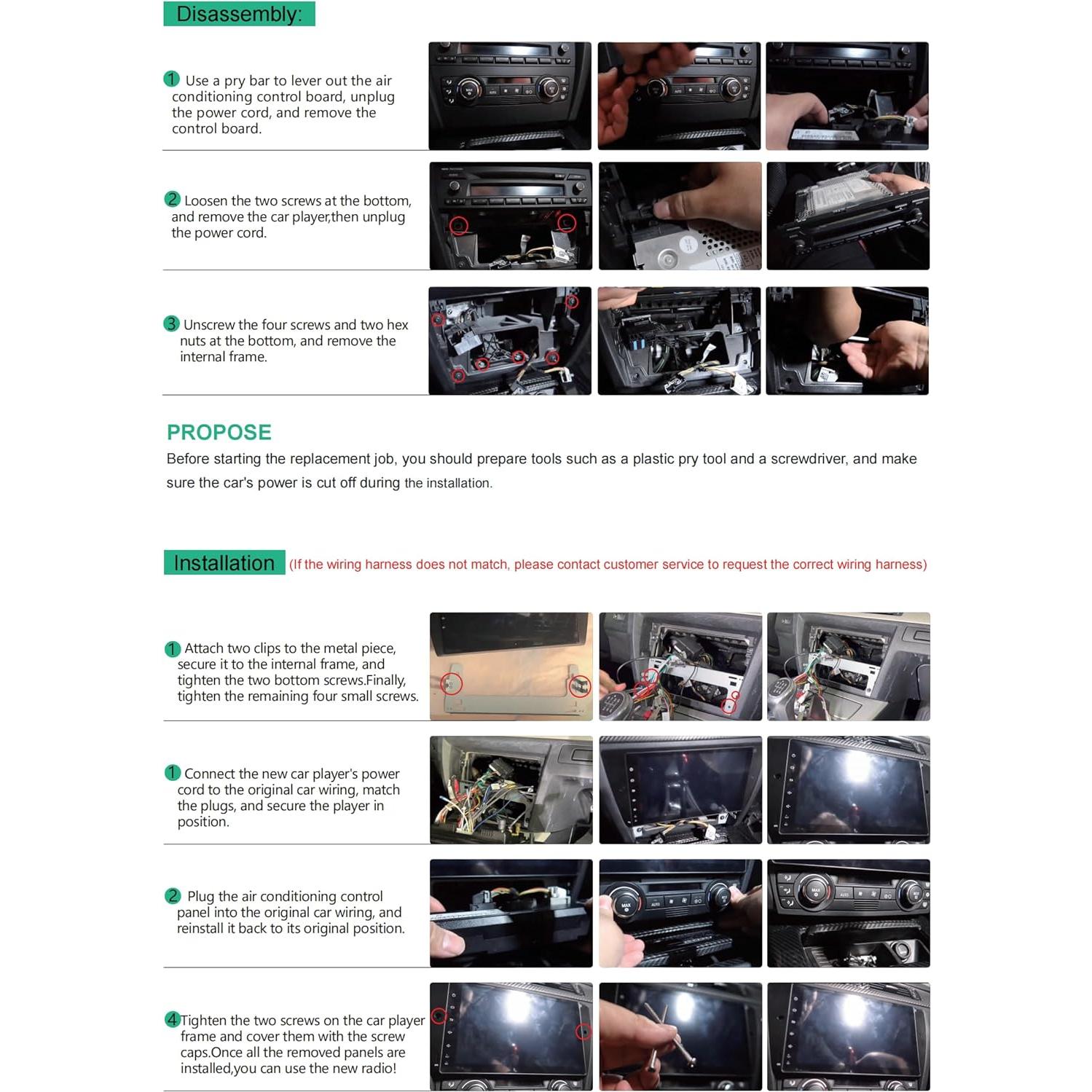 Estéreo de Coche CAMECHO 9" Android 13 con CarPlay y GPS