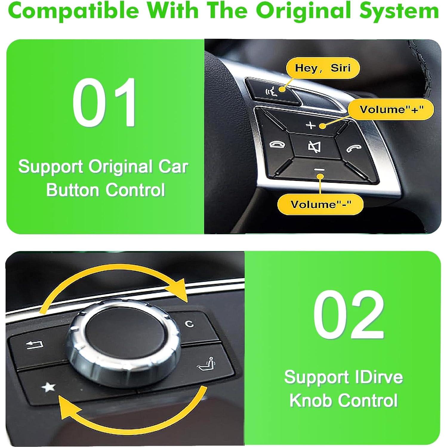 Pantalla Multimedia 8.8" Bonroad para BMW E60 E61 E63 E64 E90 E91 E92 E93 CarPlay Android Auto