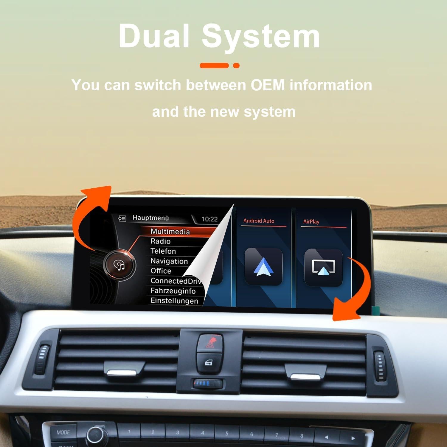 Pantalla Táctil de Coche Alex 10.25" para BMW 2012-2017