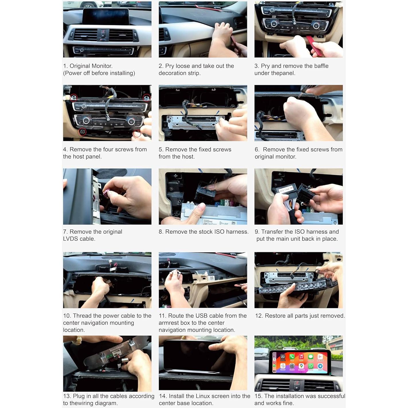 Pantalla Táctil de Coche Alex 10.25" para BMW 2012-2017