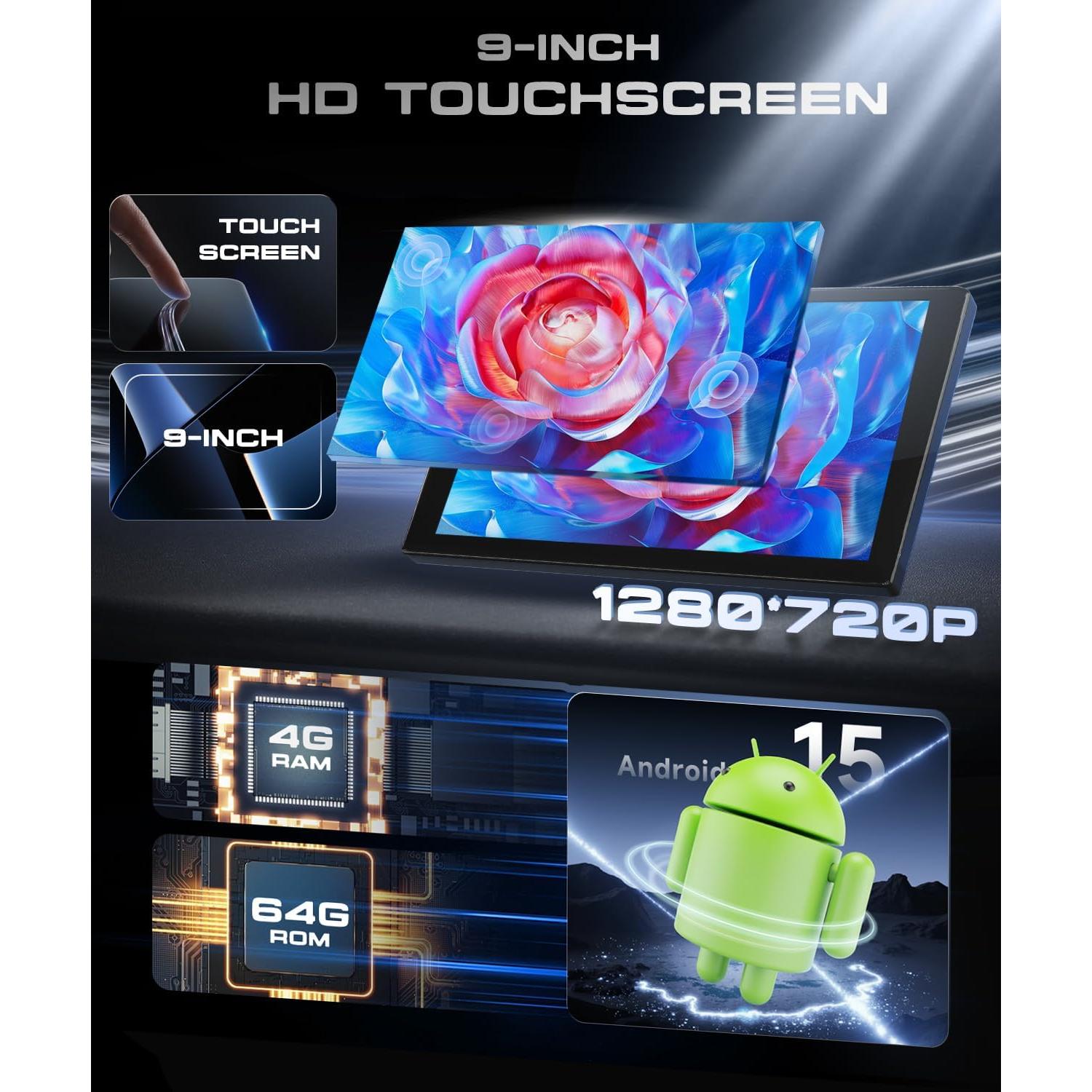 Estéreo de Coche VECHTEL para Chevrolet Camaro 2008-2015 9"