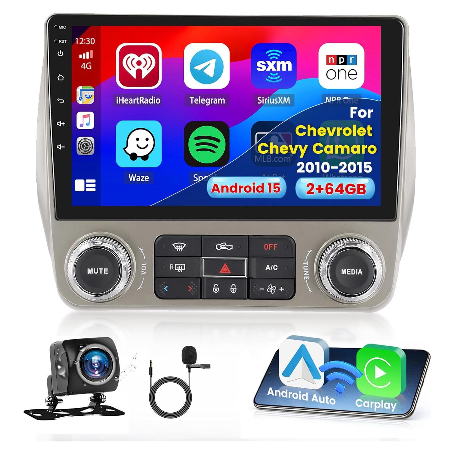 Estéreo de Coche Inefala 2+64G para Chevrolet Camaro 2010-2015