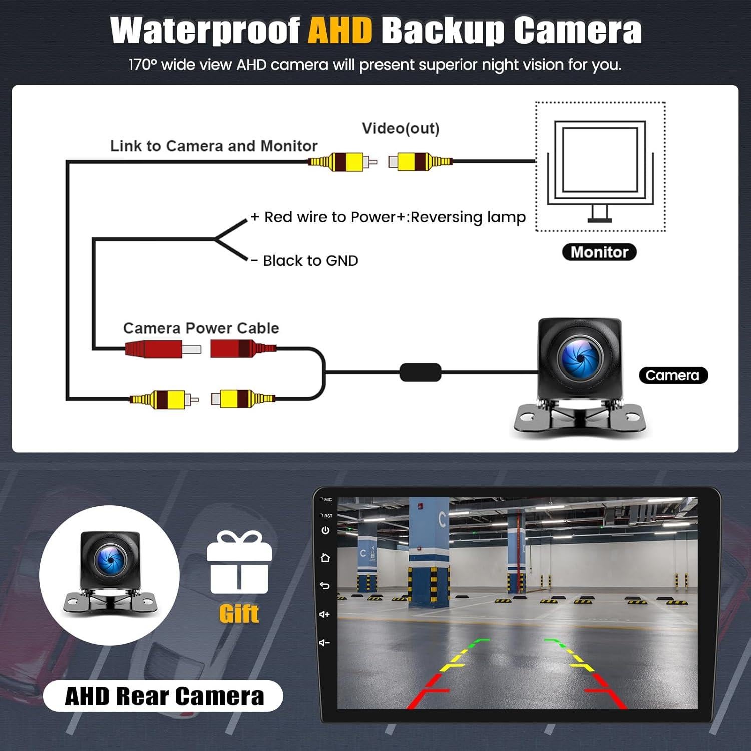 Radio de Coche Android 13 AMPrime 9" para Chevrolet Camaro